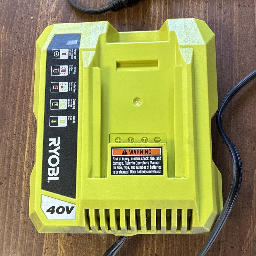 Ryobi 40V Lithium-Ion Battery Charger OP401 CHARGER ONLY - WORKING**